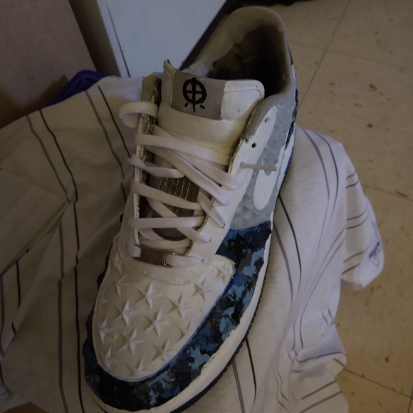 Blue air Force camo customized exclusive star air - Picture 6 of 8